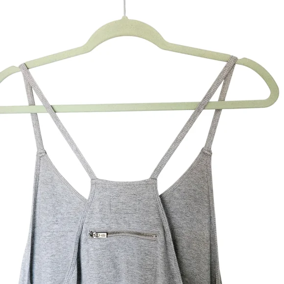 Women's Free People Movement Hot Shot Onesie Heather Grey Medium Soft & Comfy - Picture 5 of 8